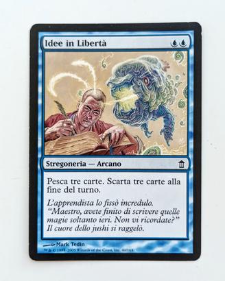 1x "Idee in libertà" ITA vintage #40 Kamigawa MTG 