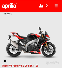 Aprilia Tuono V4 1100 Factory