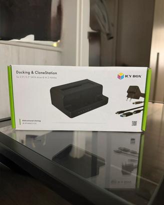 Docking Station ICY BOX Clonazione SSD/HDD + m.2
