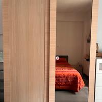 Armadio 2 ante scorrevoli con specchio - 99€