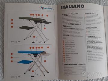 Assa da stiro piano aspirante riscaldante