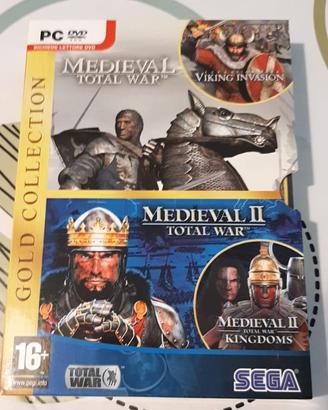 PC GAMES MEDIEVAL TOTAL WAR 1+2 GOLD EDITION ITALI