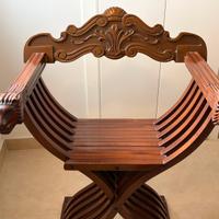 Sedia vintage savonarola