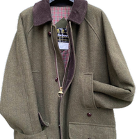 Barbour derby tweed jacket raro