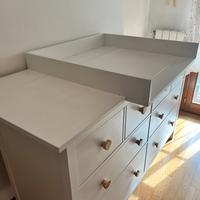 Adattatore fasciatoio per cassetiera hermes ikea