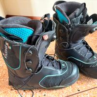 Scarponi snowboard 44 10us salomon Pledge