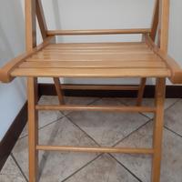 SEDIE PIEGHEVOLI IN LEGNO