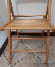 SEDIE PIEGHEVOLI IN LEGNO