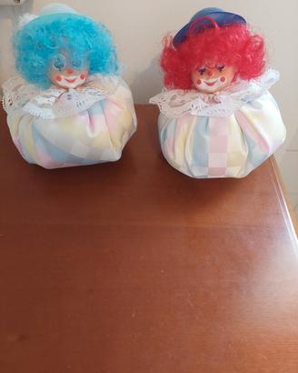 Bomboniera carillon vintage pagliaccio/clown