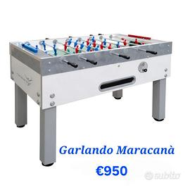 Biliardino Garlando Maracanà Bianco Nuovo