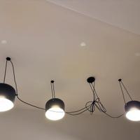 Lampadario con Lampada tripla a sospensione