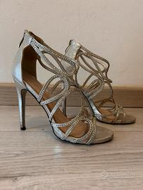 Sandalo gioiello tacco a spillo