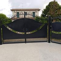 Cancello in ferro zincato