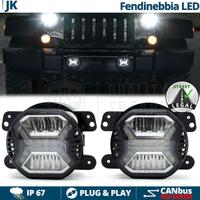 FARI Fendinebbia LED per Jeep WRANGLER JK OMOLOGAT