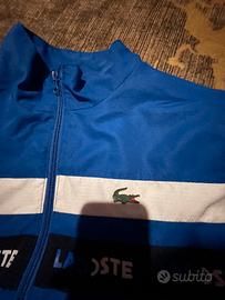 Felpa lacoste azzura bambino 10/11 anni