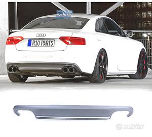 DIFFUSORE PER AUDI A5 COUPE CABRIO 11-17 LOOK S5