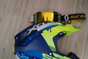 casco+fodera+maschera+corazza moto