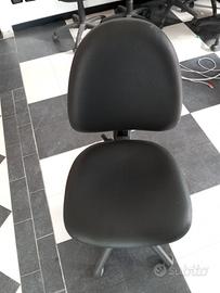 sedie scorrevoli in ecopelle schienale inclinabile