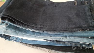 lotto n.14 jeans donna varie marche