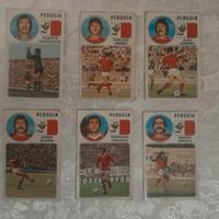 Lotto 6 Figurine Calciatori Panini 1976-77 PERUGIA
