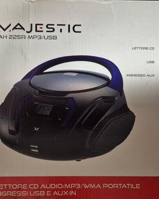 Radio CD portatile MAJESTIC AH 225R MP3/USB