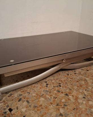 Tavolino da caffè in cristallo