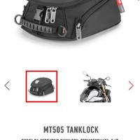 Borsa da serbatoio con aggancio per yamaha xsr700