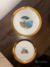 Set piatti LIMOGES con oro zecchino - vintage