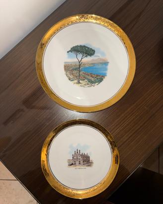 Set piatti LIMOGES con oro zecchino - vintage