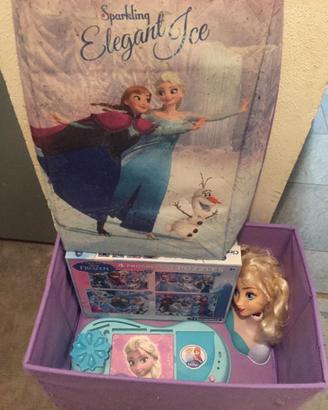 Scatola porta bambole giochi vari Frozen