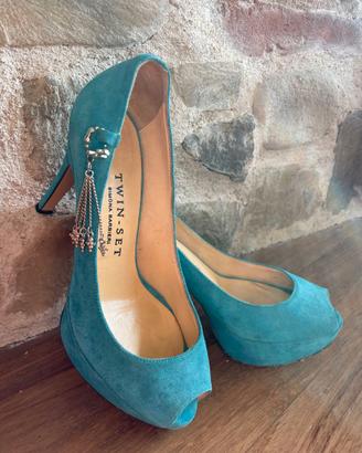 Scarpe decolté ottanio Twinset 35/36