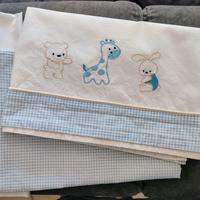 Lenzuolini culla/carrozzina e traversina