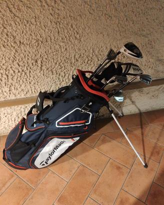 Sacca golf completa di mazze per mancini Titleist