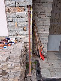 puntelli con piastra regolabile 200-360 cm