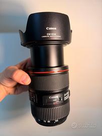 Obiettivo Canon ef 24-105 mm Usm Original paraluce