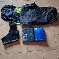 vestiario da pioggia e fredd per cicloviaggiatori 