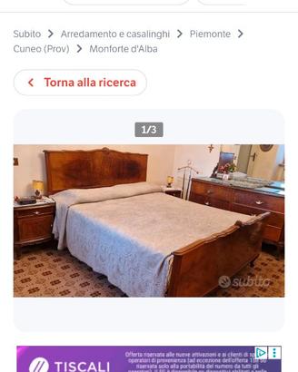 Letto vintage e como'