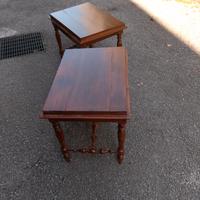 coppia di tavolini da salotto antichi 