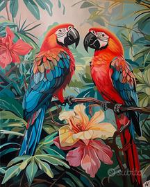 I PAPPAGALLI INNAMORATI del Maestro Vittorio Viti