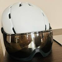 Casco sci con maschera integrata