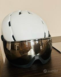 Casco sci con maschera integrata