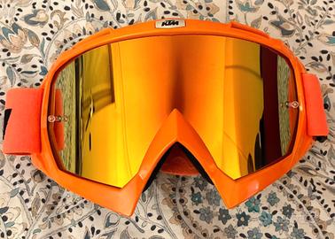 maschera occhiali moto cross enduro ktm