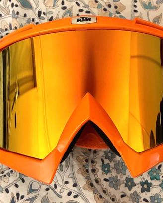 maschera occhiali moto cross enduro ktm