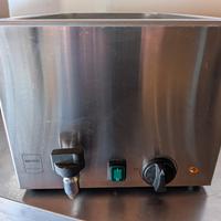 2 bagnomaria professionali in acciaio inox 