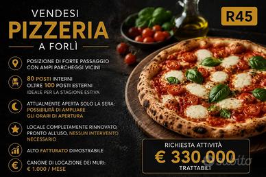 Attività / Licenza di 150 m² con 5 locali a Forlì
