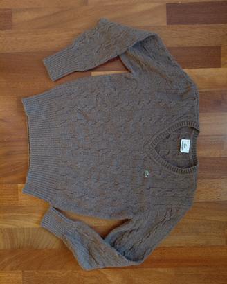 maglione intrecciato di lana Lacoste  tagalia M