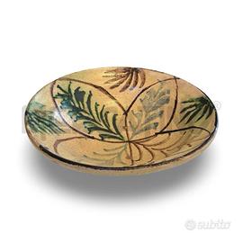 INSALATIERA CALTAGIRONE FINE 800 TERRACOTTA FOGLIE
