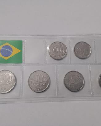 Collezione di monete brasiliane
