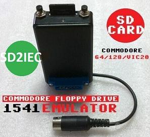 Emulatore floppy 1541 sd2iec sd per commodore 64