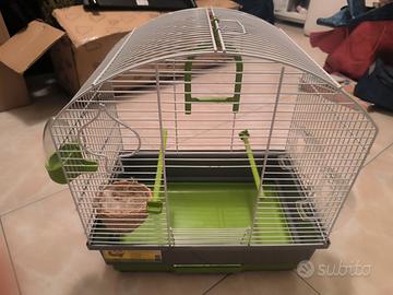 Gabbietta uccellino con accessori